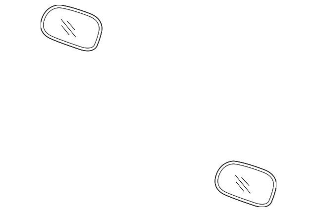 87621-B2510 Деталь MIRROR GLASS, RIGHT