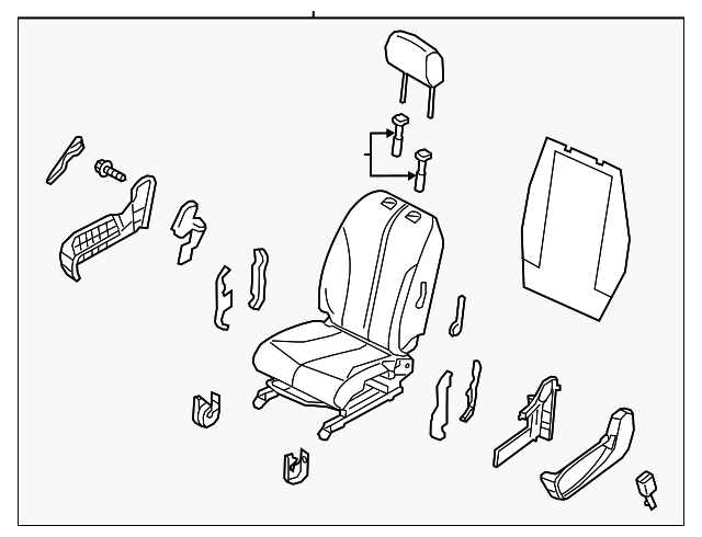 87000-3LM0A Деталь SEAT ASSY