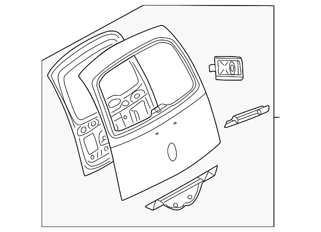 68045677AB LIFT GATE