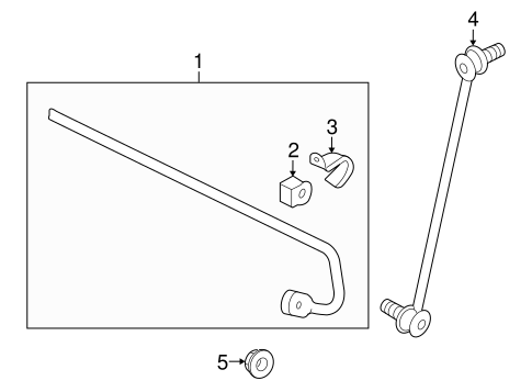 TT Quattro STABILIZER BAR & COMPONENTS