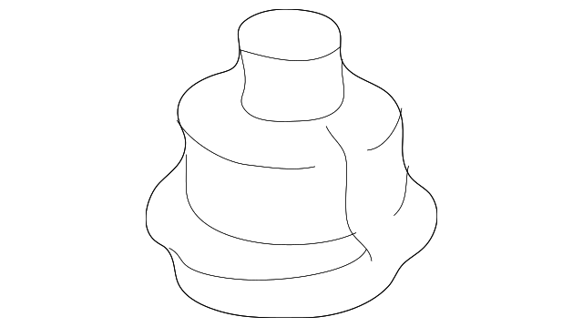 52215-07020 ENGINE CRADLE CUSHION, RIGHT