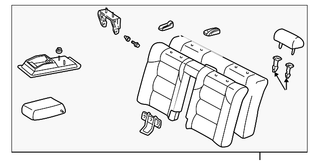 71480-33291-A2 Деталь SEAT BACK ASSY