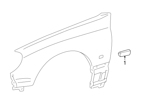 IS300 EXTERIOR TRIM - FENDER