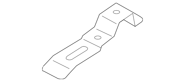 64575-2V010 Деталь APRON PANEL REAR BRACKET, LEFT