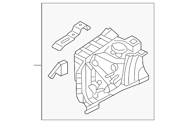 64510-2V101 Деталь APRON PANEL, LEFT