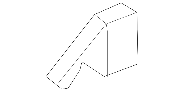 64577-2V010 Деталь APRON PANEL FRONT BRACKET, LEFT