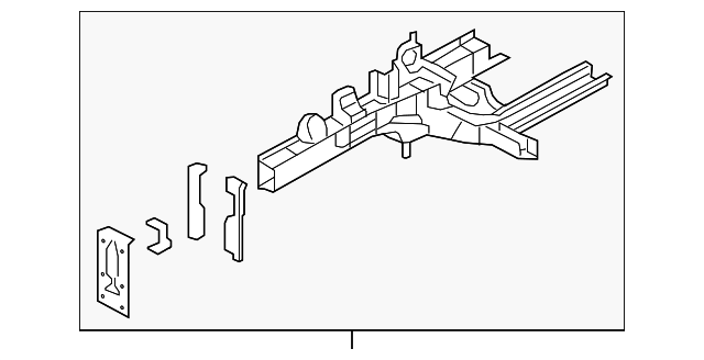 64605-2V101 Деталь RAIL ASSY, LEFT