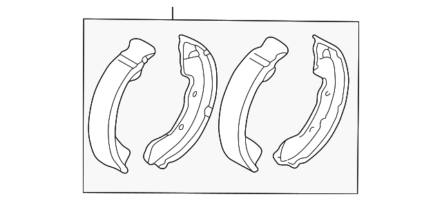 4800A089 BRAKE SHOES
