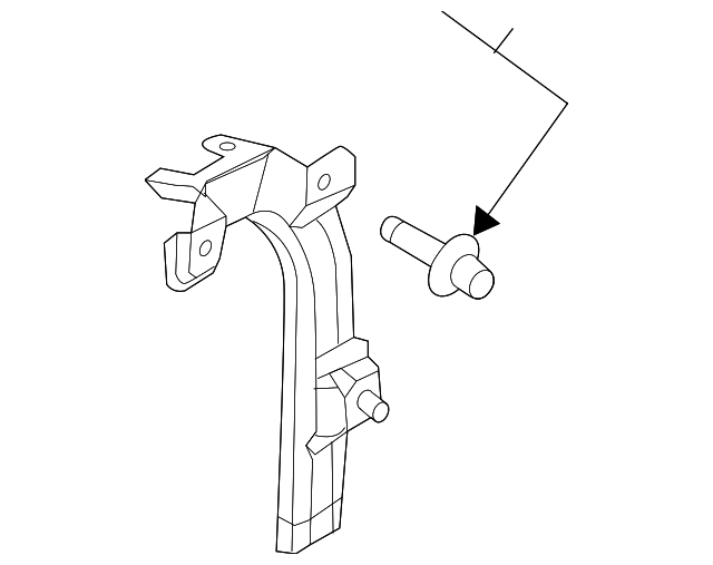 83241-1GR0A Деталь GUIDE RAIL, LEFT