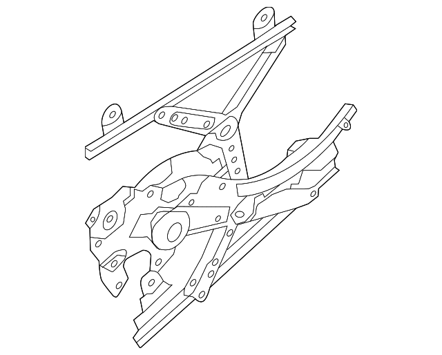 83720-1GR0A Деталь REGULATOR, RIGHT