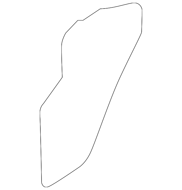 76866-1GR0A Деталь WATER SHIELD, LEFT