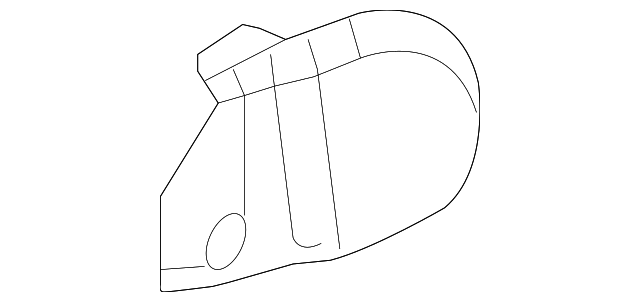 88898438 Деталь RECLINE COVER, LEFT