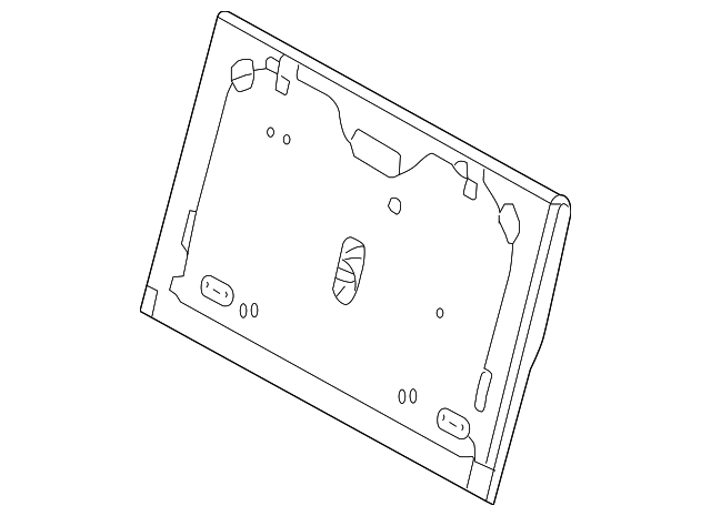 88898475 Деталь SEAT BACK PANEL