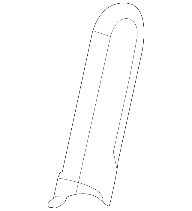 88992533 Деталь RECLINE COVER, LEFT