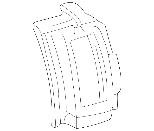 15021758 Деталь INNER SIDE PANEL, RIGHT