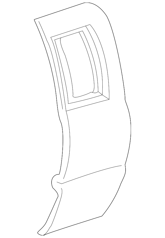 15647767 Деталь SIDE PANEL, LEFT