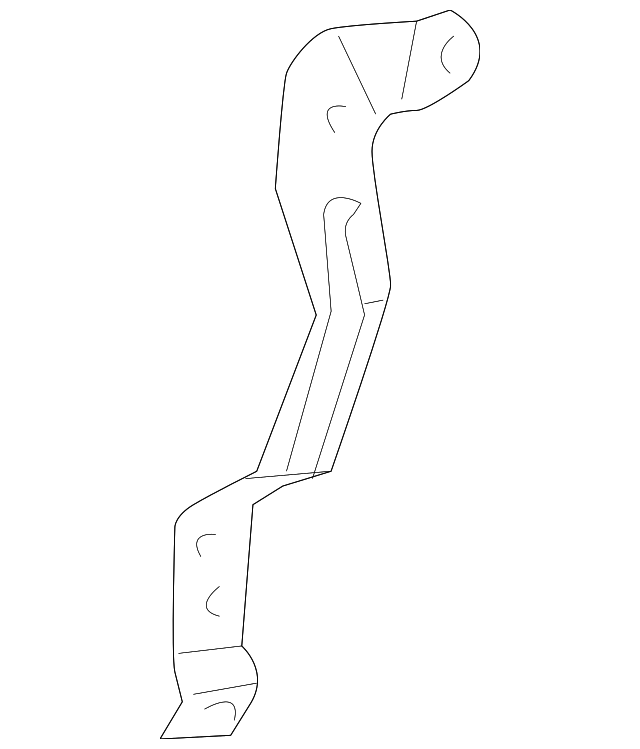 55427-08020 Деталь LOWER RETAINER, LEFT