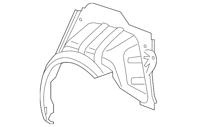 68081066AC Деталь WHEELHOUSE PANEL, RIGHT