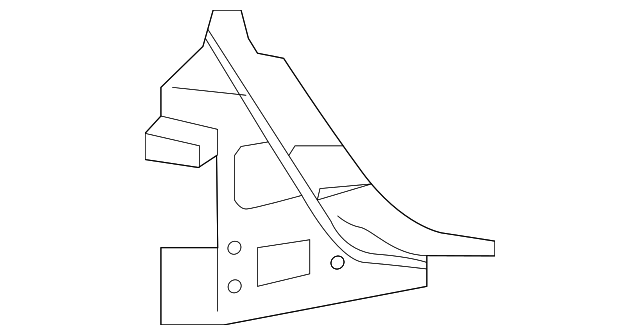 68080966AA Деталь TROUGH, RIGHT