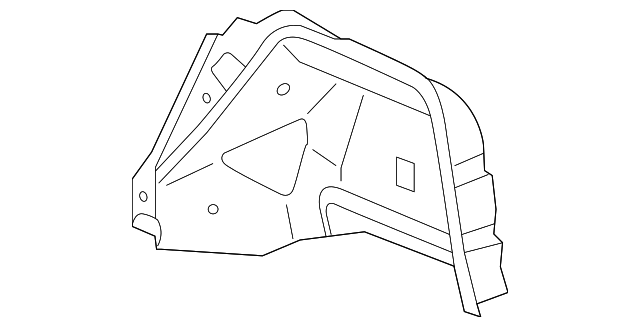68212654AA Деталь INNER WHEELHOUSE, RIGHT