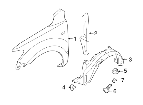 Santa Fe FENDER & COMPONENTS