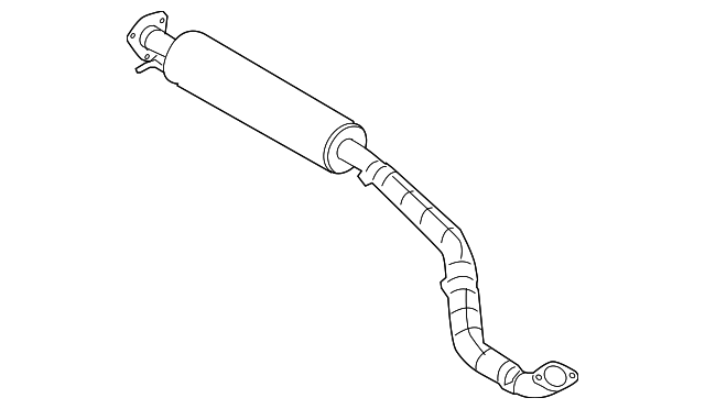 1425085Z00 Деталь FRONT MUFFLER