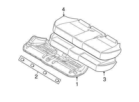 X3 REAR SEAT COMPONENTS 3