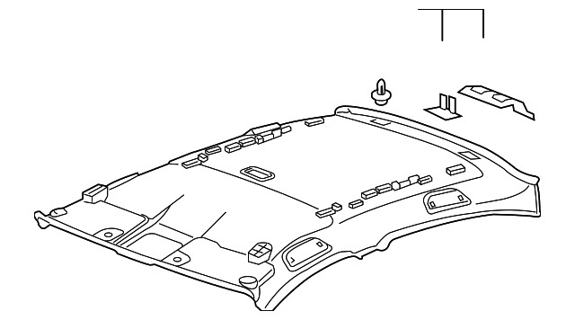 83200-T3L-A01ZB Деталь LINING ASSY., ROOF *NH836L* (WISTERIA LI