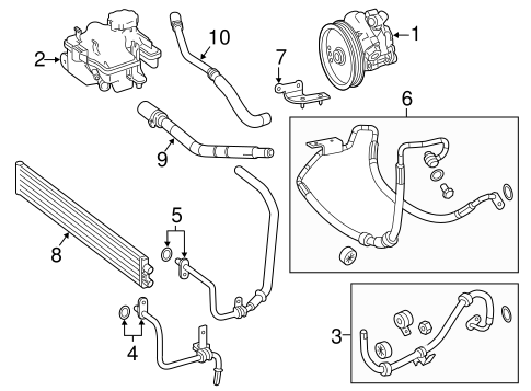 E63 AMG PUMP & HOSES