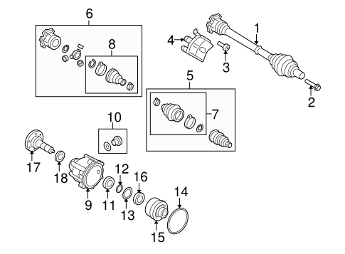 Q5 CARRIER & FRONT AXLES