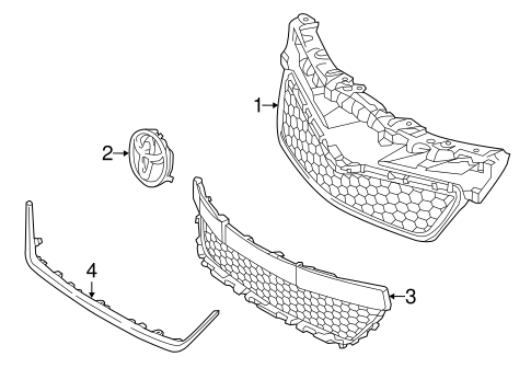Yaris GRILLE & COMPONENTS 2