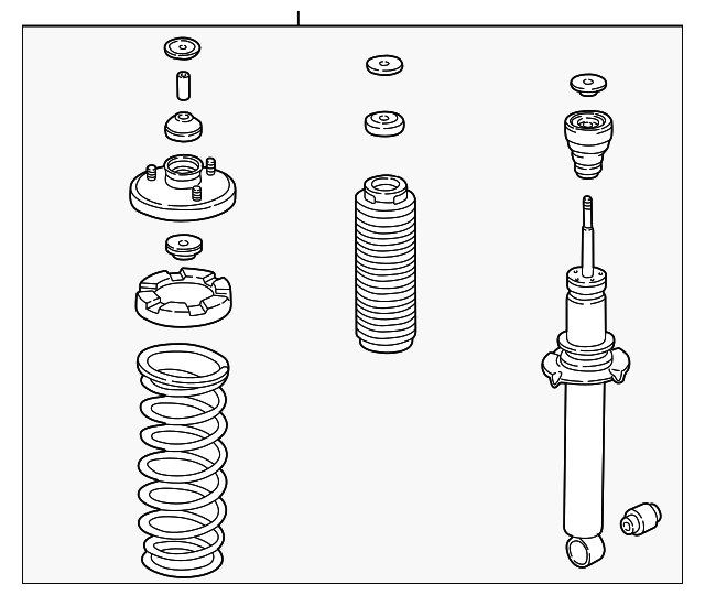 06521-SL0-601 Деталь SHOCK ABSORBER KIT, RR.