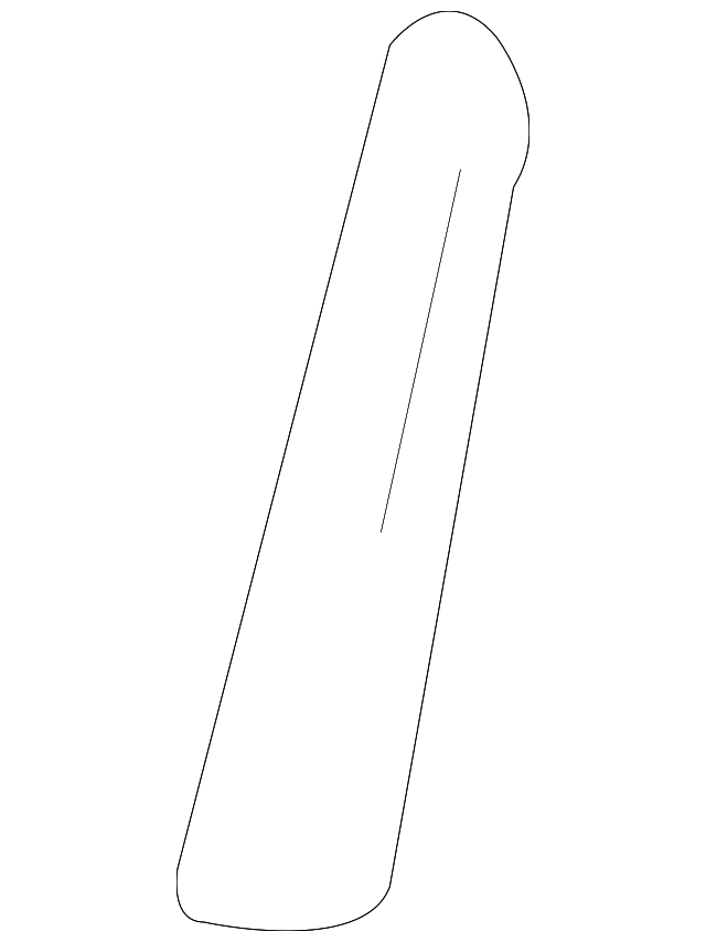 4L3Z-1625504-AAC Деталь UPPER TRIM PANEL, RIGHT