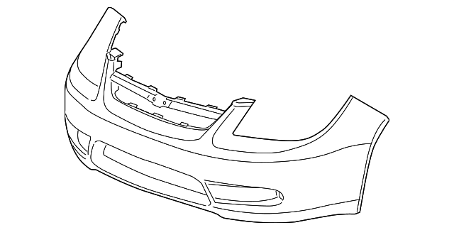 19120182 Деталь BUMPER COVER