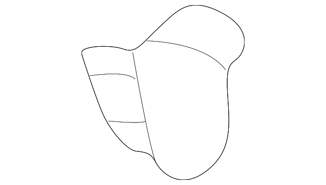 50817-8B400 COVER, LEFT