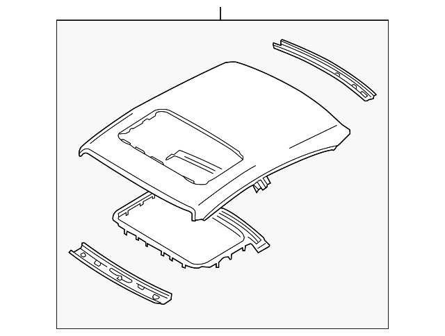 73100-7Y031 Деталь ROOF PANEL