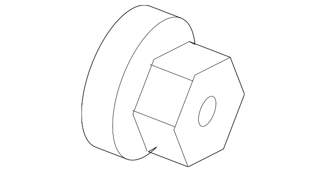 68031585AA Деталь WATER PUMP NUT