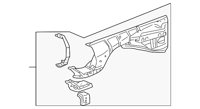 210-620-60-61 APRON PANEL, RIGHT