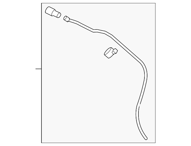 20943458 Деталь REAR HOSE, LEFT