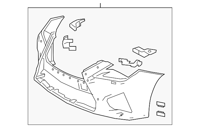 52119-24970 BUMPER COVER