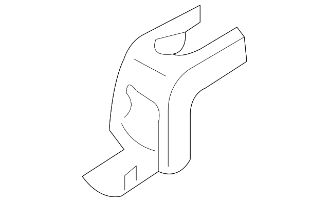 89263-1D150S8 Деталь TRACK END CAP, LEFT