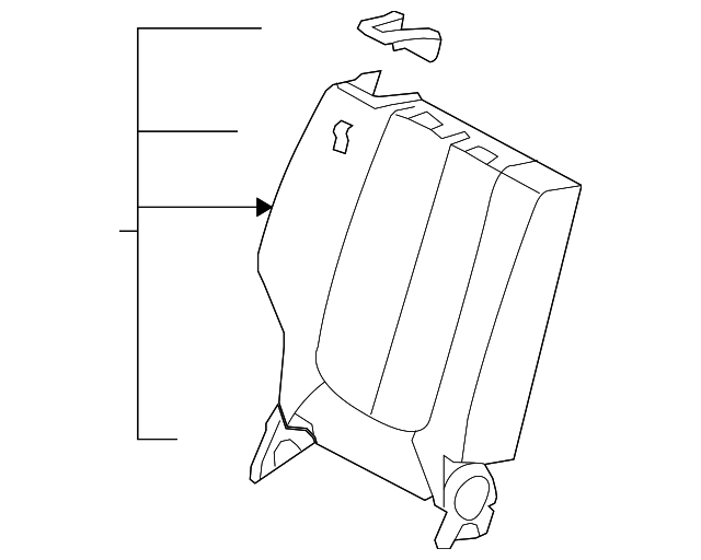 89400-1D320457 Деталь SEAT BACK ASSY