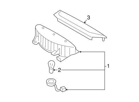 Spectra HIGH MOUNTED STOP LAMP