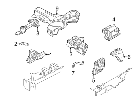 Beetle ENGINE & TRANS MOUNTING 2