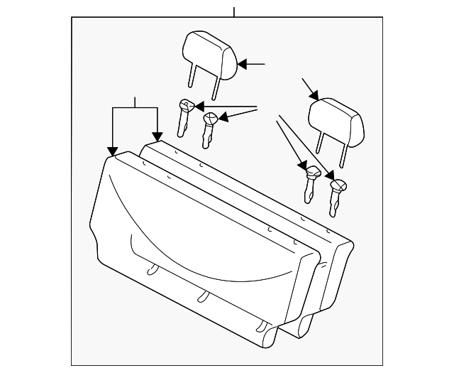 71480-52240-B0 Деталь SEAT BACK ASSY