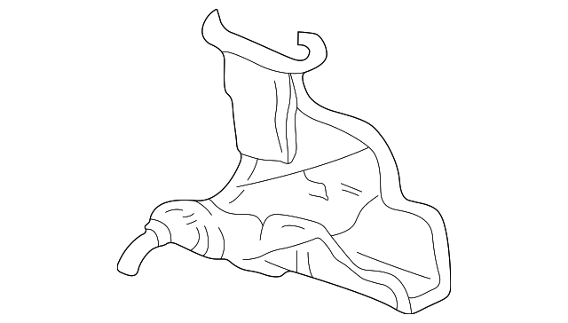 E7AZ-60611B46-A Деталь SHIELD RETAINER, RIGHT