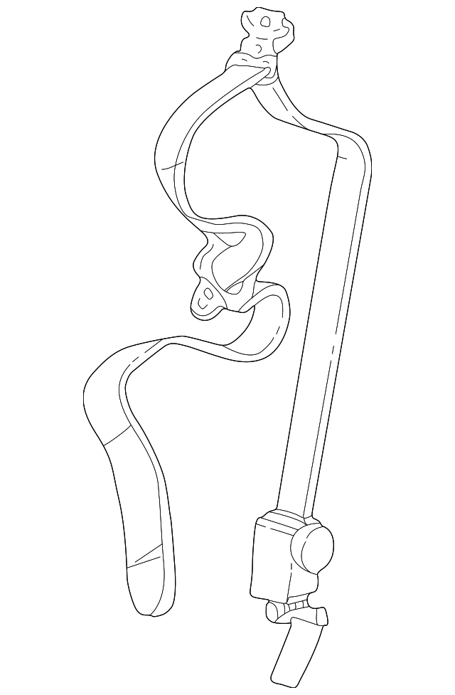 9W7Z-54611B09-AB Деталь RETRACTOR ASSY, LEFT