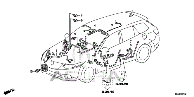 TSX 5-DOOR WIRE HARNESS (3)