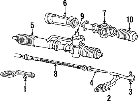 Celica STEERING GEAR & LINKAGE 2