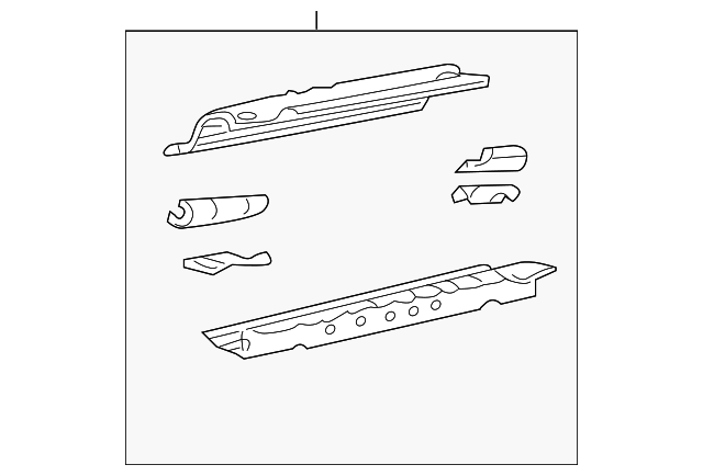 3C5Z-7841302-BA Деталь LIFT GATE HEADER